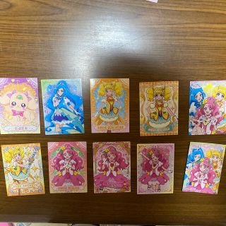 プリキュアカード10枚セット、シール14枚セット(カード)