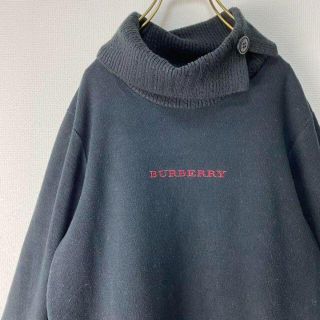 バーバリー(BURBERRY)の正規品 Burberry London チュニック 刺繍ロゴ ニット カシミヤ(チュニック)