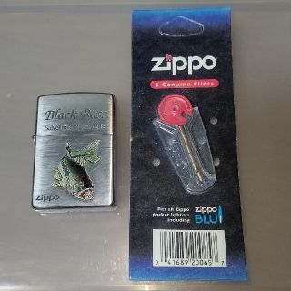 ジッポー(ZIPPO)のジッポ ブラックバス 希少(タバコグッズ)