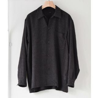 コモリ(COMOLI)の【20ss/希少品】comoli ウール シャツ サイズ 3(シャツ)