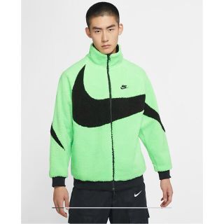 ナイキ(NIKE)のMサイズ atoms NikebigswooshboaJACKET エメラルド(ブルゾン)