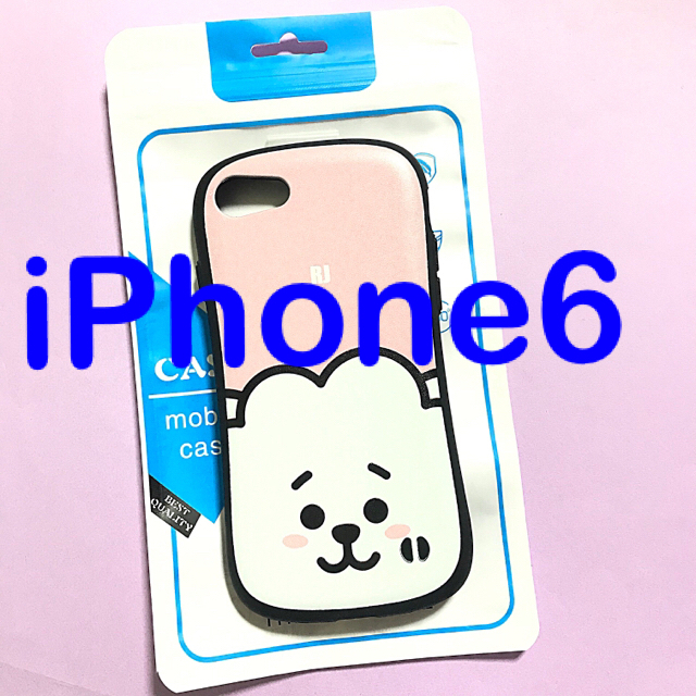 防弾少年団(BTS)(ボウダンショウネンダン)のbt21 ジン RJ iPhone6 スマホケース BTS カバー エンタメ/ホビーのおもちゃ/ぬいぐるみ(キャラクターグッズ)の商品写真