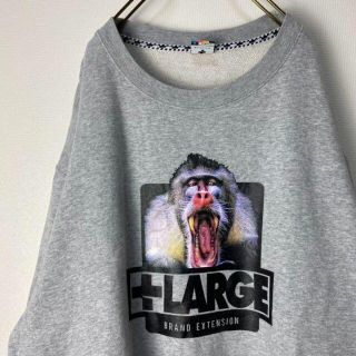 エクストララージ(XLARGE)のPLUS L by XLARGE スウェット リアル マントヒヒ ゆるだぼ(スウェット)