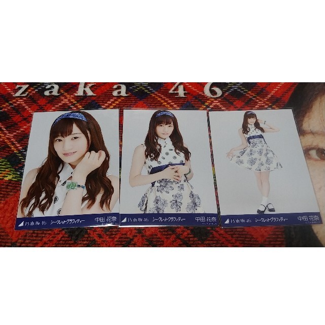 乃木坂46シークレットグラフィティー中田花奈 エンタメ/ホビーのタレントグッズ(アイドルグッズ)の商品写真