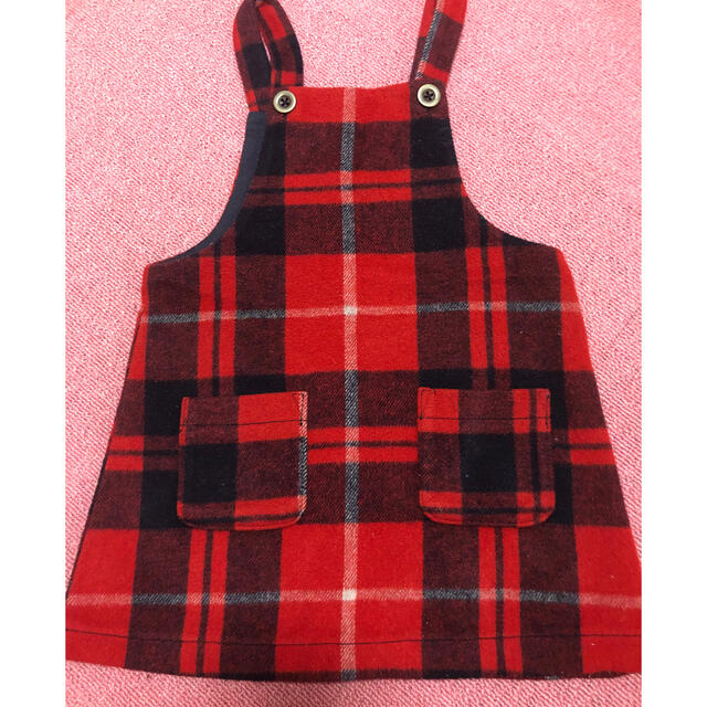 NEXT(ネクスト)のネクストベビージャンパースカート キッズ/ベビー/マタニティのベビー服(~85cm)(ワンピース)の商品写真