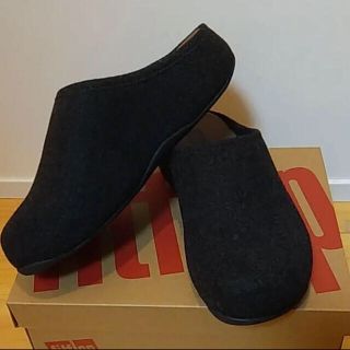 フィットフロップ(fitflop)のフィットフロップ  SHUV FELT　サボ　新品(スリッポン/モカシン)