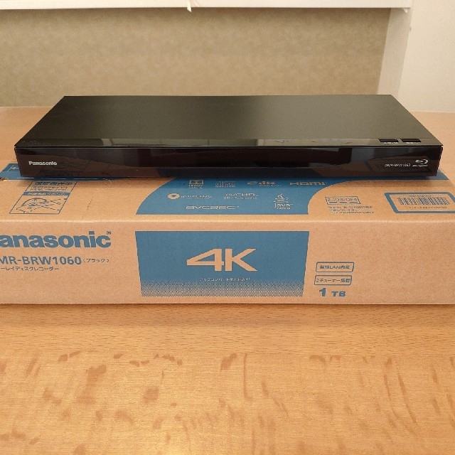 Panasonic(パナソニック)のパナソニック ブルーレイレコーダー DIGA DMR-BRW1060 1TB スマホ/家電/カメラのテレビ/映像機器(ブルーレイレコーダー)の商品写真