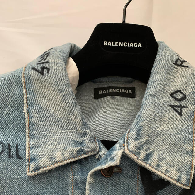 Balenciaga(バレンシアガ)のBALENCIAGA　 バレンシアガ　グラフティ　デニムジャケット　 メンズのジャケット/アウター(Gジャン/デニムジャケット)の商品写真