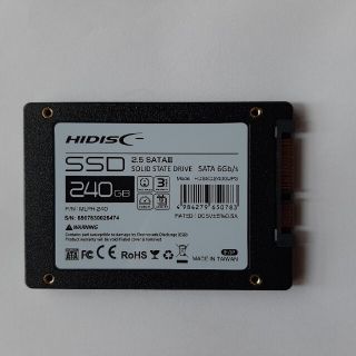 内蔵用SSD2.5inch SATA SSD 240GB(PCパーツ)
