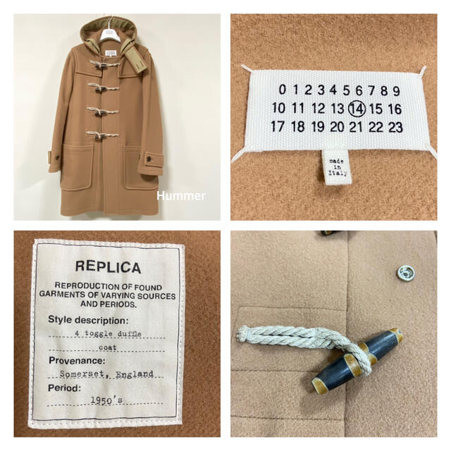 Maison Martin Margiela(マルタンマルジェラ)の完全正規品　極美品　メゾンマルジェラ　ランウェイ　コレクション　ダッフルコート メンズのジャケット/アウター(ダッフルコート)の商品写真