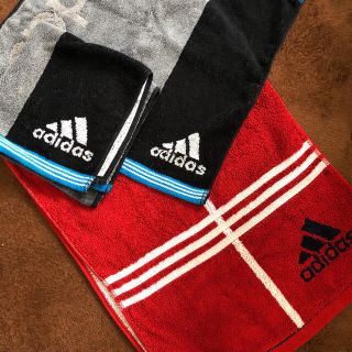 アディダス(adidas)のadidasタオル3枚セット(タオル/バス用品)