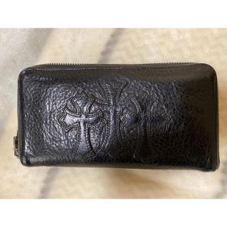 クロムハーツ(Chrome Hearts)のクロムハーツ REC Fジップ 3セメタリークロスパッチウォレット(長財布)