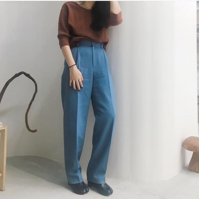 6(ROKU)＞ GEORGETTE TUCK PANTS/パンツ