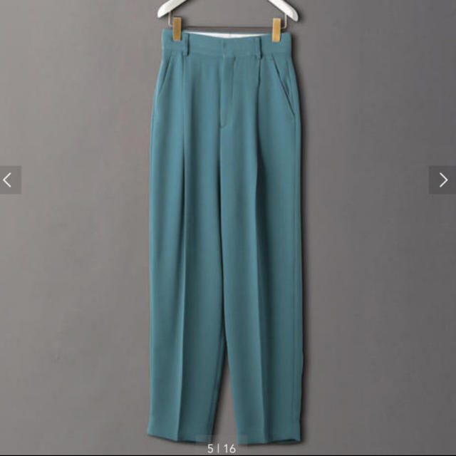 ＜6(ROKU)＞GEORGETTE TUCK PANTS パンツ