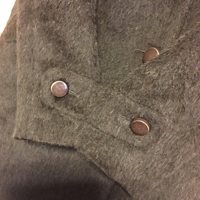 UNTITLED(アンタイトル)のUNTITLED アルパカ ファー ロングコート M 茶 レディースのジャケット/アウター(毛皮/ファーコート)の商品写真