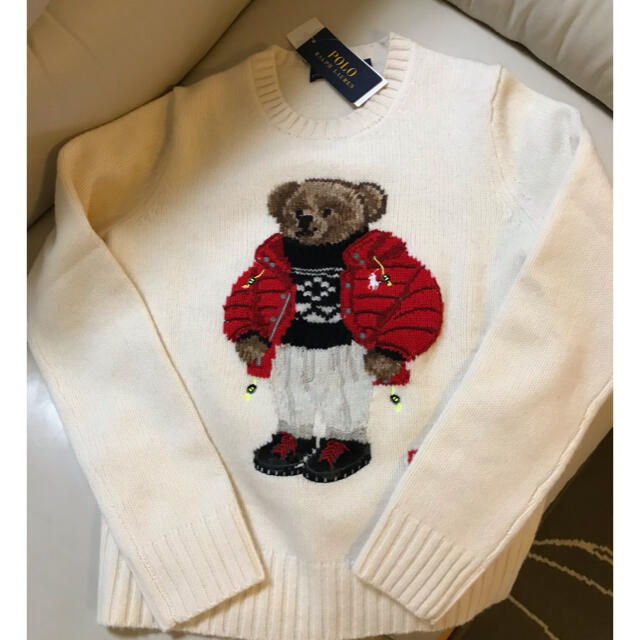 Ralph Lauren(ラルフローレン)のラルフローレン　ポロ　ベア　ニットセーター　羊毛 メンズのトップス(ニット/セーター)の商品写真