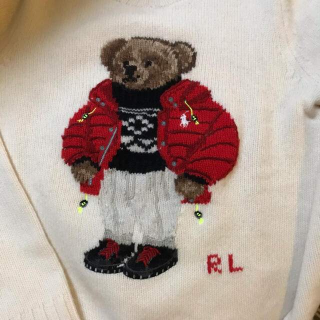 Ralph Lauren(ラルフローレン)のラルフローレン　ポロ　ベア　ニットセーター　羊毛 メンズのトップス(ニット/セーター)の商品写真