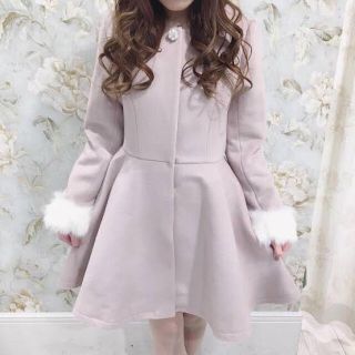 evelyn - ノーカラーコート ピンクの通販 by ♡♡ shop｜エブリンなら ...