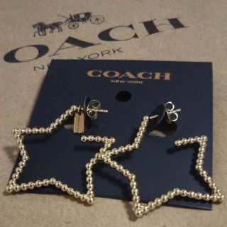 コーチ(COACH)の❤️新品未使用❤️COACH星ピアス(ピアス)