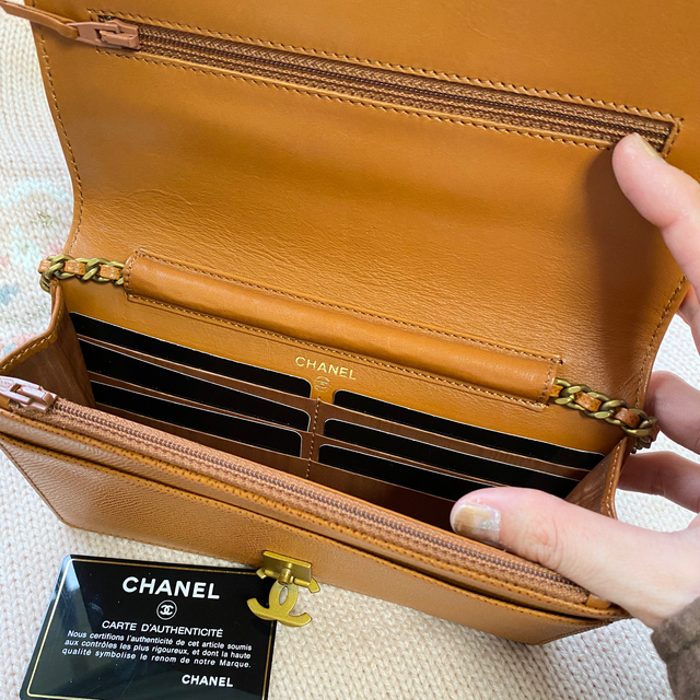 vintage chanel  チェーンウォレット