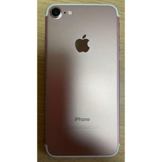 アイフォーン(iPhone)の【美品】iPhone 7 Rose Gold 128 GB SIMフリー(スマートフォン本体)