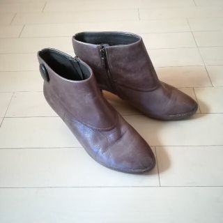 クラークス(Clarks)のClarks　ショートブーツ 24.5cm相当　クラークス　ブーツ　ブラウン(ブーツ)