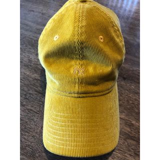 ビューティアンドユースユナイテッドアローズ(BEAUTY&YOUTH UNITED ARROWS)のNEWERA ADJUSTABLE コーデュロイ　キャップ　イエロー(キャップ)