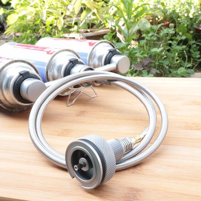 CAMPING MOON】 3連CB缶連結アダプタ&変換アダプタ&延長 CAMPING MOON】 3連CB缶連結アダプタ&変換アダプタ&延長