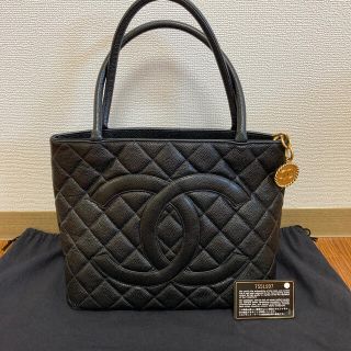 シャネル(CHANEL)のユカ様専用　シャネル　復刻版トート　キャビアスキン　ゴールド金具(トートバッグ)