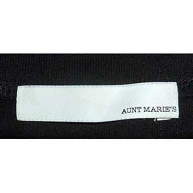 Aunt Marie's(アントマリーズ)のAunt Marie'sバックプリーツ カット ロングマキシワンピース 黒F  レディースのワンピース(ロングワンピース/マキシワンピース)の商品写真