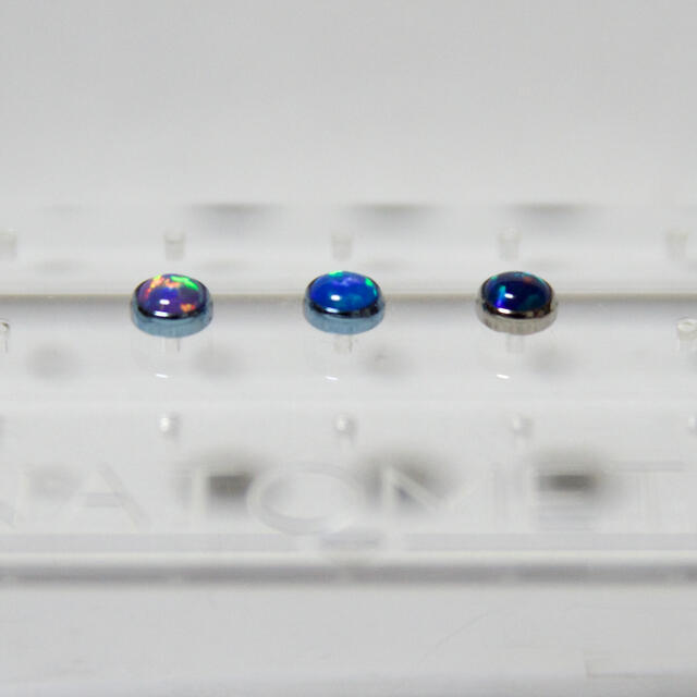 ANATOMETAL ベゼルセットジェムエンド 14G