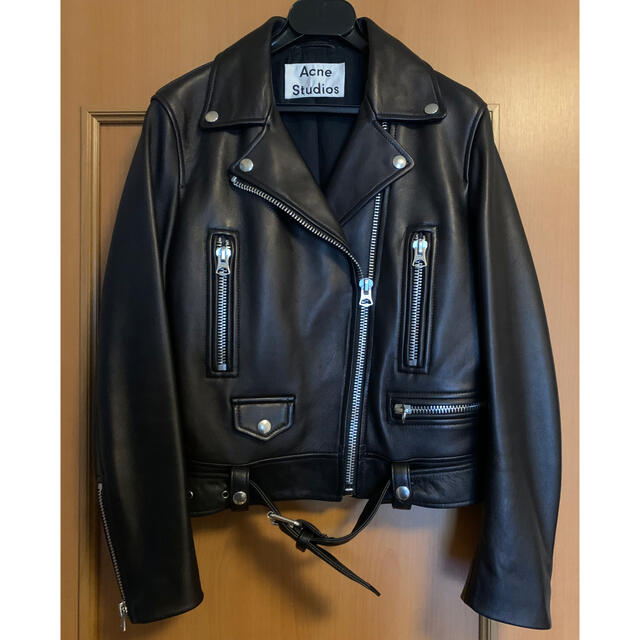 ACNE - 新品未使用 Acne Studios MOCK レザーライダース 36の ACNE - 新品未使用 Acne Studios MOCK レザーライダース 36の