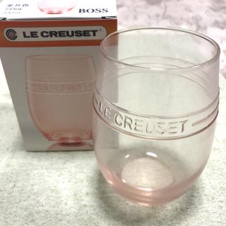 ルクルーゼ(LE CREUSET)のル・クルーゼ　グラス（ピンク）(グラス/カップ)