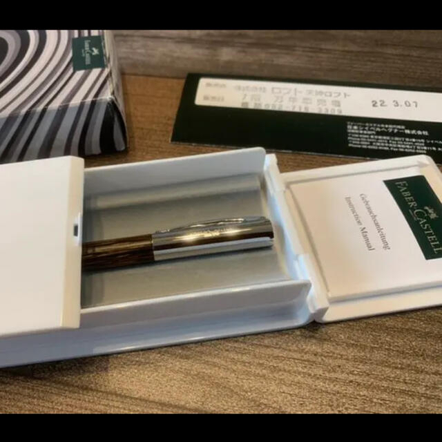 FABER-CASTELL(ファーバーカステル)の美品⭐︎ファーバーカステル　ボールペン　アンビション　ココスウッド インテリア/住まい/日用品の文房具(ペン/マーカー)の商品写真