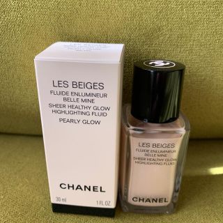 シャネル(CHANEL)のシャネル　レ　ベージュ　フリュイド　アンルミネール　ベル　ミン　パーリーグロウ(ファンデーション)