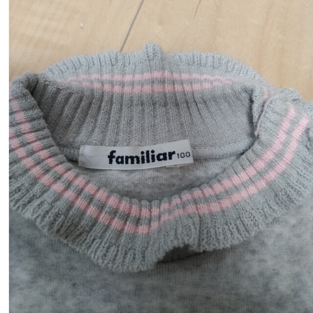 familiar(ファミリア)の最終値下げ格安ファミリア100 キッズ/ベビー/マタニティのキッズ服女の子用(90cm~)(Tシャツ/カットソー)の商品写真