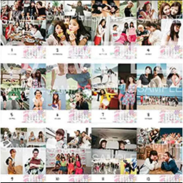 E-girls(イーガールズ)のE-girls☆E.G.TIME 2015 カレンダー☆ エンタメ/ホビーのDVD/ブルーレイ(ミュージック)の商品写真