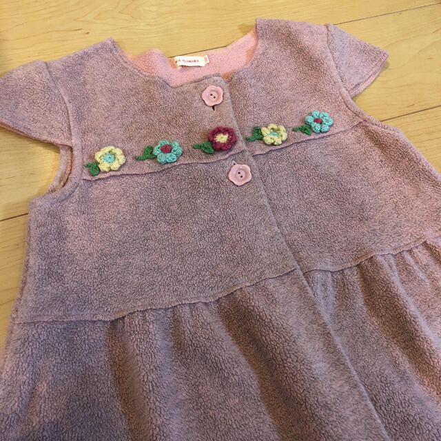 KP暖かチュニックベスト140 キッズ/ベビー/マタニティのキッズ服女の子用(90cm~)(ニット)の商品写真