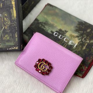 グッチ(Gucci)の"GUCCI限定デザイン"ビジューデザインお財布🤍ピンク / グッチ(財布)