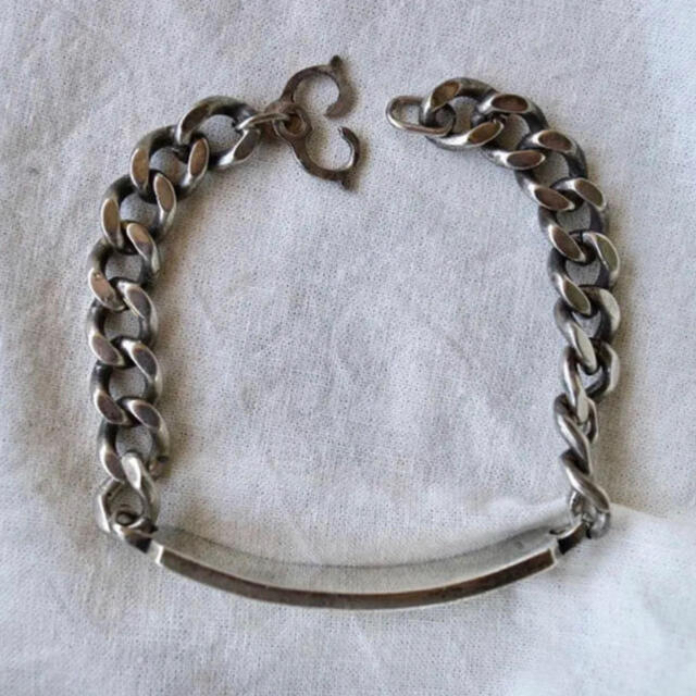 Maison Martin Margiela(マルタンマルジェラ)のIDブレスレット 40s ヴィンテージ vintage シルバー925 メンズのアクセサリー(ブレスレット)の商品写真