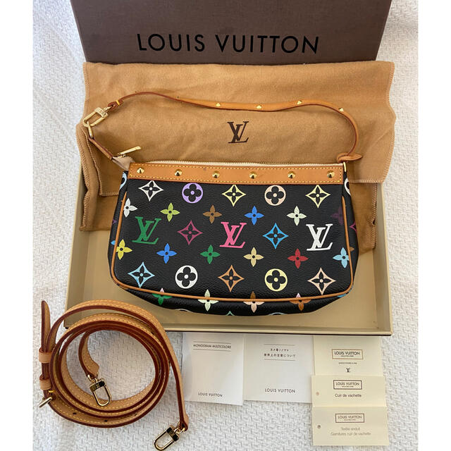 LOUIS VUITTON - ルイヴィトン マルチカラーアクセサリーポーチ ロング ...