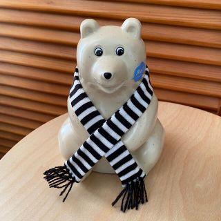 マリメッコ(marimekko)のマフラー付き白くま貯金箱 / Polar Bear Money BOX/2020(インテリア雑貨)