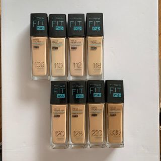 メイベリン(MAYBELLINE)のメイベリン フィットミー D ファンデーション 8色セット(ファンデーション)