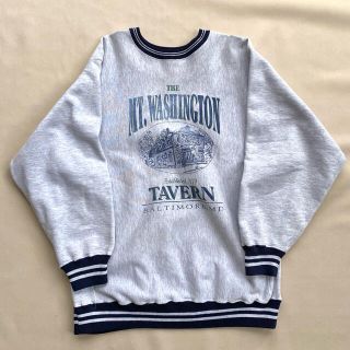 チャンピオン(Champion)の【90s】【USA製】チャンピオン リバースウィーブ トレーナー グレーネイビー(スウェット)