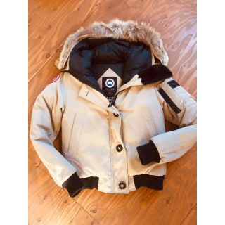 カナダグース(CANADA GOOSE)のくじら様専用　カナダグース　ショート ダウン　ベージュS(ダウンジャケット)