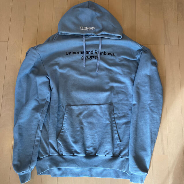 デムナ期レア　vetements unicorn パーカー sサイズ 1