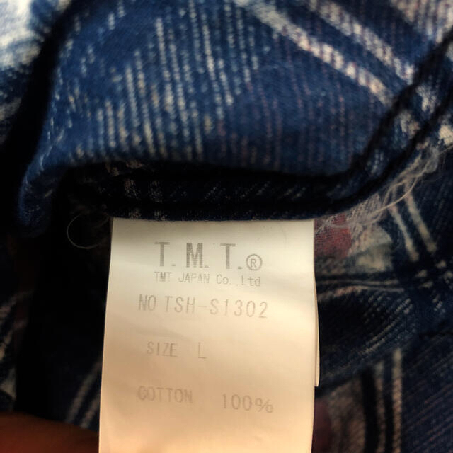 TMT(ティーエムティー)のTMTチェックシャツ 藤木直人 ラストシンデレラ　キムタク メンズのトップス(シャツ)の商品写真