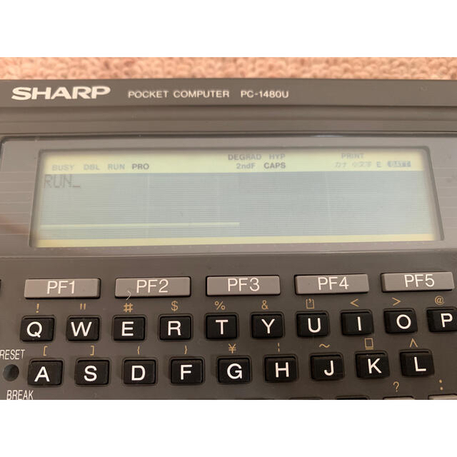 SHARP(シャープ)のSHARP ポケコン PC-1480U （ジャンク） スマホ/家電/カメラのPC/タブレット(その他)の商品写真