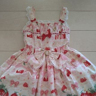 アンジェリックプリティー(Angelic Pretty)のangelicpretty　メルティベリープリンセスカチューシャセット(ひざ丈ワンピース)