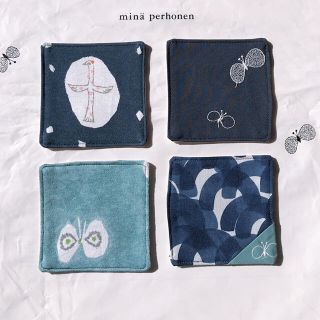 ミナペルホネン(mina perhonen)のミナペルホネン  コースター　4枚セット(テーブル用品)